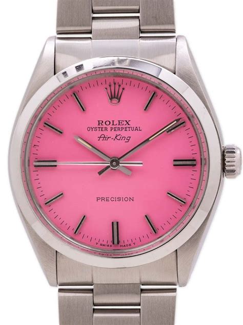 rolex air king pink price|Rolex Air-King value.